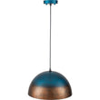 Load image into Gallery viewer, Farmhouze Light - Antique Verdigris Copper Style Oversized Iron Dome Pendant - Chandelier - 23in (Back Order &amp; 8 Weeks) - 
