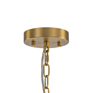 Farmhouze Light - Art Deco Glam Cascading Swirled Glass Bubble Chandelier - Chandelier - 23.6 in - 