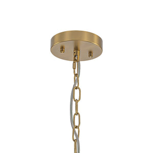 Farmhouze Light - Art Deco Glam Cascading Swirled Glass Bubble Chandelier - Chandelier - 23.6 in - 