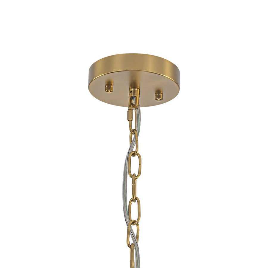 Farmhouze Light - Art Deco Glam Cascading Swirled Glass Bubble Chandelier - Chandelier - 23.6 in - 