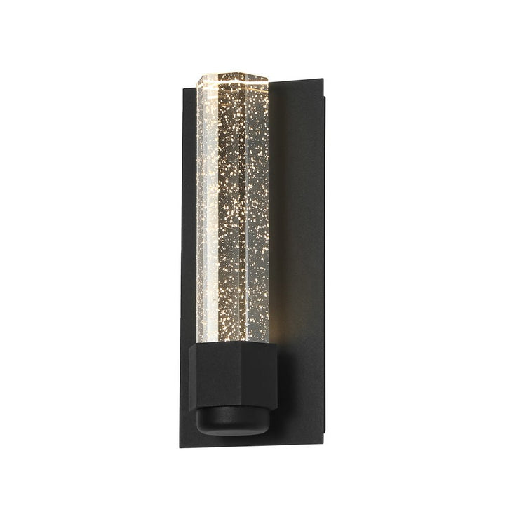 Farmhouze Light - Black Seeded Crystal Linear Dimmable LED Wall Sconce - Wall Sconce - Black - 