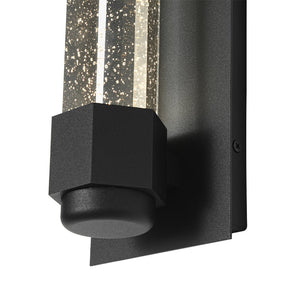 Farmhouze Light - Black Seeded Crystal Linear Dimmable LED Wall Sconce - Wall Sconce - Black - 