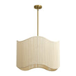 Load image into Gallery viewer, Farmhouze Light - Boho Bleached String Wide Drum Cage Pendant Light - Chandelier - White - 
