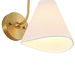 Load image into Gallery viewer, Farmhouze Light-Boho Farmhouse Single Beige Fabric Goose Arm Wall Light-Wall Sconce-2 Packs-
