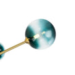 Load image into Gallery viewer, Farmhouze Light-Brass 6-Light Blue Glass Globe Abstract Sputnik Ceiling Light-Ceiling Light-Blue Bubble-
