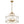 Load image into Gallery viewer, Farmhouze Light-Brass 6-Light Textured Glass Drum Lantern Pendant-Chandelier-Brass-
