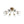 Load image into Gallery viewer, Farmhouze Light - Brass 8 - Light Bubble Round Sputnik Semi Flush Mount Light - Ceiling Light - Ribbed - 
