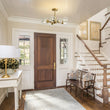 Load image into Gallery viewer, Farmhouze Light-Brass Branched Tiered Sputnik Glass Bubble Semi Flush-Chandelier-8 Bulbs-
