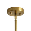 Load image into Gallery viewer, Farmhouze Light-Brass Branched Tiered Sputnik Glass Bubble Semi Flush-Chandelier-8 Bulbs-
