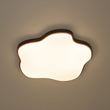 Load image into Gallery viewer, Farmhouze Light-Cartoon Star Walnut Faux Wood Dimmable LED Kids Ceiling Light-Ceiling Light-Walnut-
