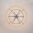 Load image into Gallery viewer, Farmhouze Light-Chrome Faceted Crystal Candle Drum Cage Chandelier-Chandelier-23.6 in-
