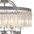 Load image into Gallery viewer, Farmhouze Light-Chrome Faceted Crystal Candle Drum Cage Chandelier-Chandelier-23.6 in-
