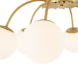 Load image into Gallery viewer, Farmhouze Light - Classic 16 - Light Sputnik Frosted Glass Globe Semi Flush - Ceiling Light - 6 Bulbs - 
