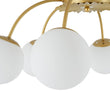 Load image into Gallery viewer, Farmhouze Light - Classic 16 - Light Sputnik Frosted Glass Globe Semi Flush - Ceiling Light - 6 Bulbs - 
