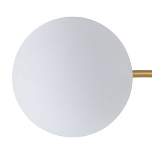 Farmhouze Light - Classic 16 - Light Sputnik Frosted Glass Globe Semi Flush - Ceiling Light - Brass - 