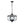 Load image into Gallery viewer, Farmhouze Light - Classic Black Candle Style Round Crystal Lantern Pendant - Chandelier - Black - 
