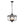 Load image into Gallery viewer, Farmhouze Light - Classic Black Candle Style Round Crystal Lantern Pendant - Chandelier - Black - 
