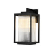 Load image into Gallery viewer, Farmhouze Light - Contemporary 1 - Light Glass Lantern Outdoor Wall Sconce - Wall Sconce - 8 in - 1 Pack - 
