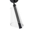 Load image into Gallery viewer, Farmhouze Light - Contemporary Clear Cone LED UP and Down Wall Light - Wall Sconce - Black - 2 Packs - 
