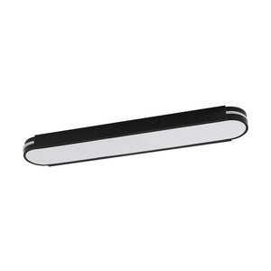 Farmhouze Light - Contemporary Matte Black Oval Dimmable LED Ceiling Light - Ceiling Light - 3000K Warm White - 
