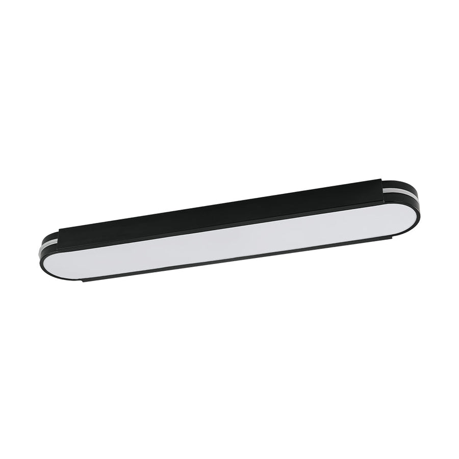 Farmhouze Light - Contemporary Matte Black Oval Dimmable LED Ceiling Light - Ceiling Light - 3000K Warm White - 