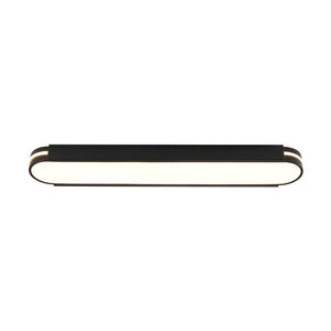 Farmhouze Light - Contemporary Matte Black Oval Dimmable LED Ceiling Light - Ceiling Light - 3000K Warm White - 