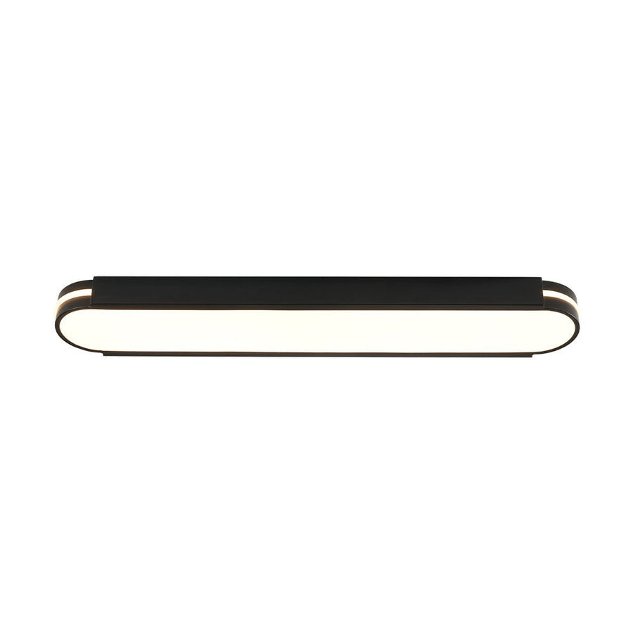 Farmhouze Light - Contemporary Matte Black Oval Dimmable LED Ceiling Light - Ceiling Light - 3000K Warm White - 