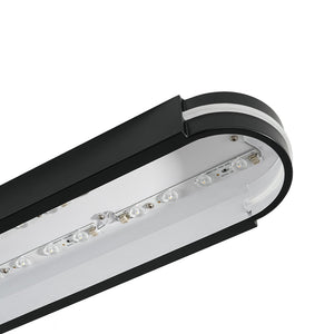 Farmhouze Light - Contemporary Matte Black Oval Dimmable LED Ceiling Light - Ceiling Light - 3000K Warm White - 