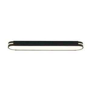 Farmhouze Light - Contemporary Matte Black Oval Dimmable LED Ceiling Light - Ceiling Light - 3000K Warm White - 