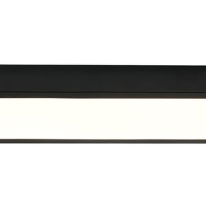 Farmhouze Light - Contemporary Matte Black Oval Dimmable LED Ceiling Light - Ceiling Light - 3000K Warm White - 