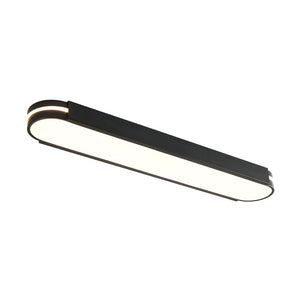 Farmhouze Light - Contemporary Matte Black Oval Dimmable LED Ceiling Light - Ceiling Light - 3000K Warm White - 