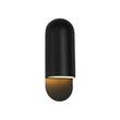 Load image into Gallery viewer, Farmhouze Light-Contemporary Simple Black Metal Oval Outdoor Wall Light-Wall Sconce-2 Packs-
