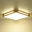 Load image into Gallery viewer, Farmhouze Light - Cottage Rustic Dimmable LED Square Wooden Flush Mount Light - Ceiling Light - 15 in - 
