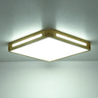 Load image into Gallery viewer, Farmhouze Light - Cottage Rustic Dimmable LED Square Wooden Flush Mount Light - Ceiling Light - 15 in - 
