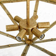 Load image into Gallery viewer, Farmhouze Light-Diamond Rustic Vintage Brass Textured Glass Cage Pendant-Chandelier-23 in-
