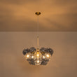 Load image into Gallery viewer, Farmhouze Light-Dimmable Cluster Dusty Blue Glass Globe Bubble Chandelier-Chandelier-Dusty Blue Glass-
