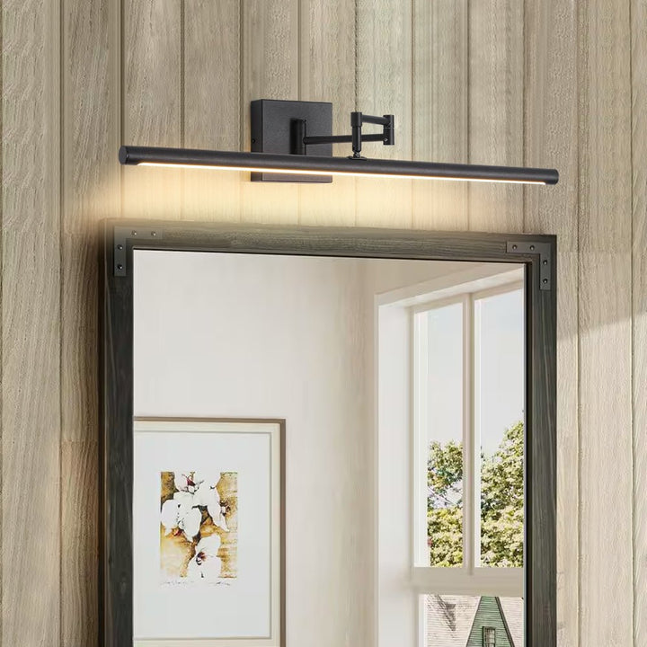Farmhouze Light - Dimmable LED Adjustable Linear Tube Vanity Wall Lamp - Wall Sconce - Black - 