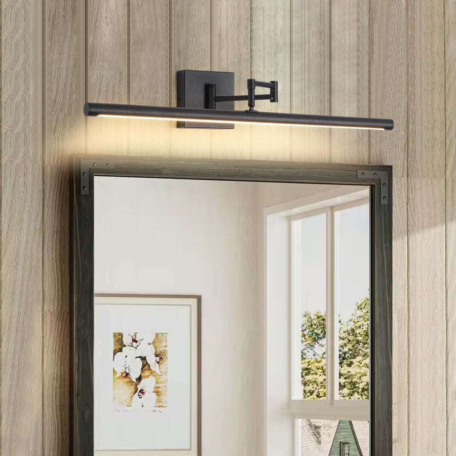 Farmhouze Light - Dimmable LED Adjustable Linear Tube Vanity Wall Lamp - Wall Sconce - Black - 