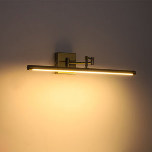 Farmhouze Light - Dimmable LED Adjustable Linear Tube Vanity Wall Lamp - Wall Sconce - Brass - 