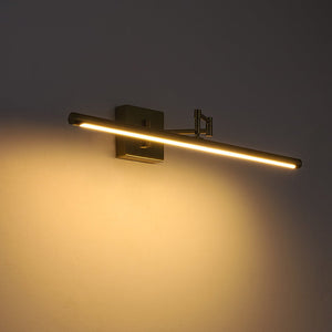 Farmhouze Light - Dimmable LED Adjustable Linear Tube Vanity Wall Lamp - Wall Sconce - Brass - 