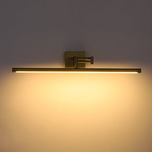 Farmhouze Light - Dimmable LED Adjustable Linear Tube Vanity Wall Lamp - Wall Sconce - Brass - 