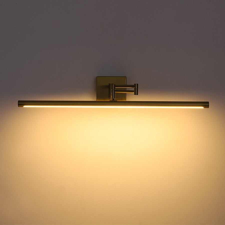 Farmhouze Light - Dimmable LED Adjustable Linear Tube Vanity Wall Lamp - Wall Sconce - Brass - 