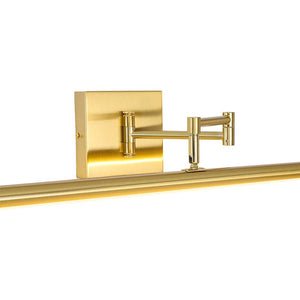 Farmhouze Light - Dimmable LED Adjustable Linear Tube Vanity Wall Lamp - Wall Sconce - Brass - 