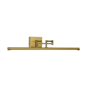 Farmhouze Light - Dimmable LED Adjustable Linear Tube Vanity Wall Lamp - Wall Sconce - Brass - 