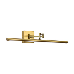 Farmhouze Light - Dimmable LED Adjustable Linear Tube Vanity Wall Lamp - Wall Sconce - Brass - 