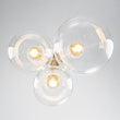 Load image into Gallery viewer, Farmhouze Light - Dimmable LED Bubble 3 - Light Cluster Glass Globe Pendant - Chandelier - Clear Glass - 
