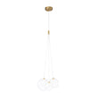 Load image into Gallery viewer, Farmhouze Light - Dimmable LED Bubble 3 - Light Cluster Glass Globe Pendant - Chandelier - Clear Glass - 
