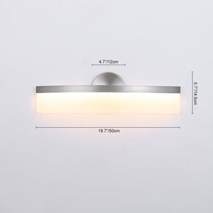Farmhouze Light - Dimmable LED Curved Bathroom Vanity Wall Sconce - Wall Sconce - Nickel - 