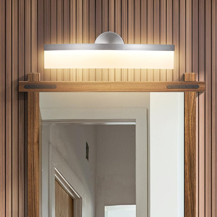 Farmhouze Light - Dimmable LED Curved Bathroom Vanity Wall Sconce - Wall Sconce - Nickel - 