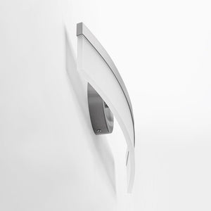 Farmhouze Light - Dimmable LED Curved Bathroom Vanity Wall Sconce - Wall Sconce - Nickel - 